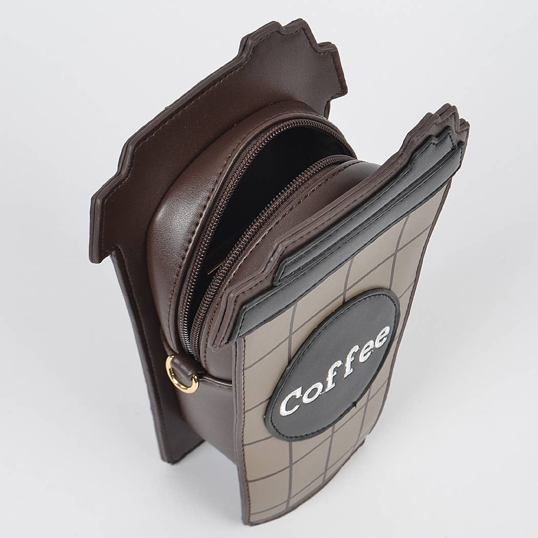 Coffee To Go Fun Clutch