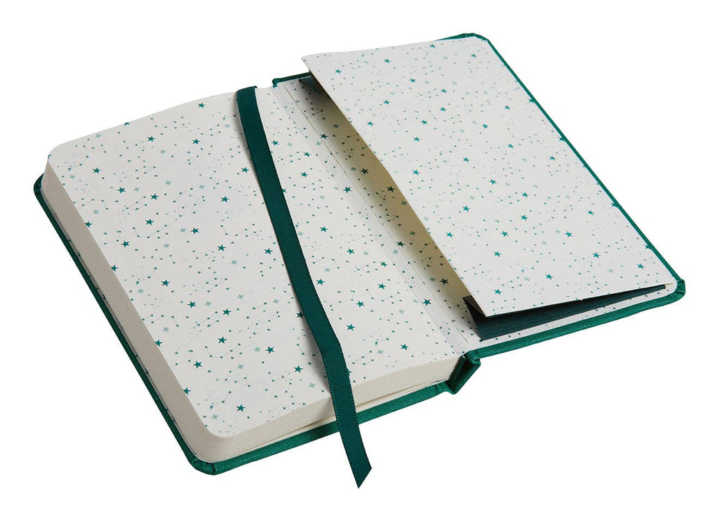 Harry Potter: Slytherin Constellation Ruled Pocket Journal