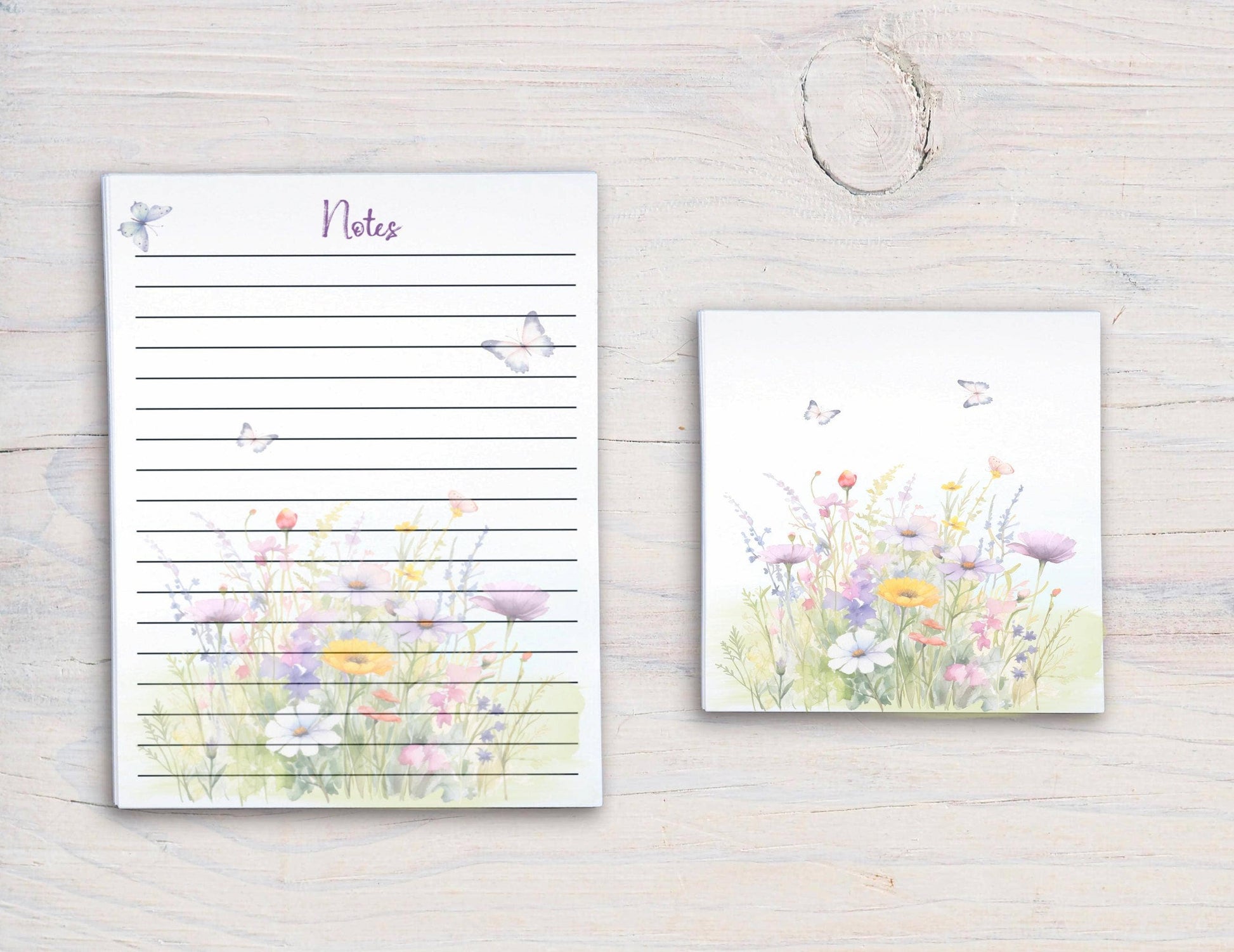 Butterfly Wildflower Meadow Notepads - Eco-Friendly Stationery