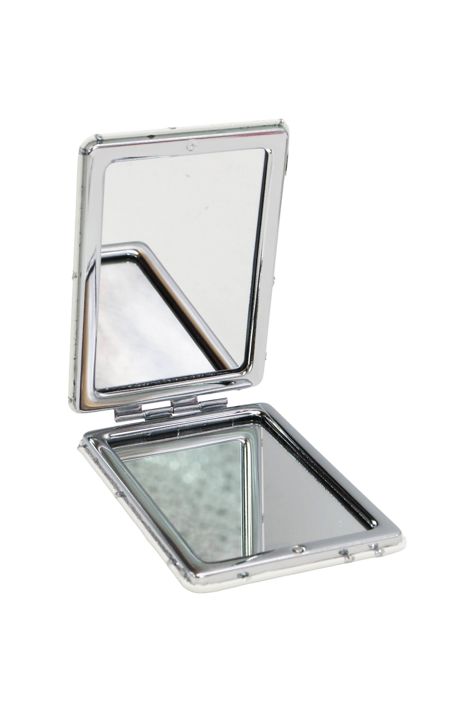 Baby Cow Glitter Rectangular Compact Mirror