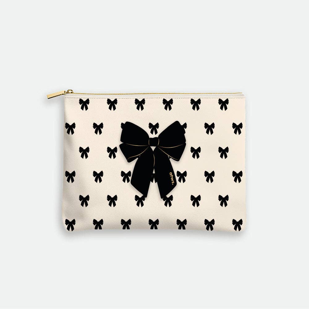 Black Bow - Pouch Bag