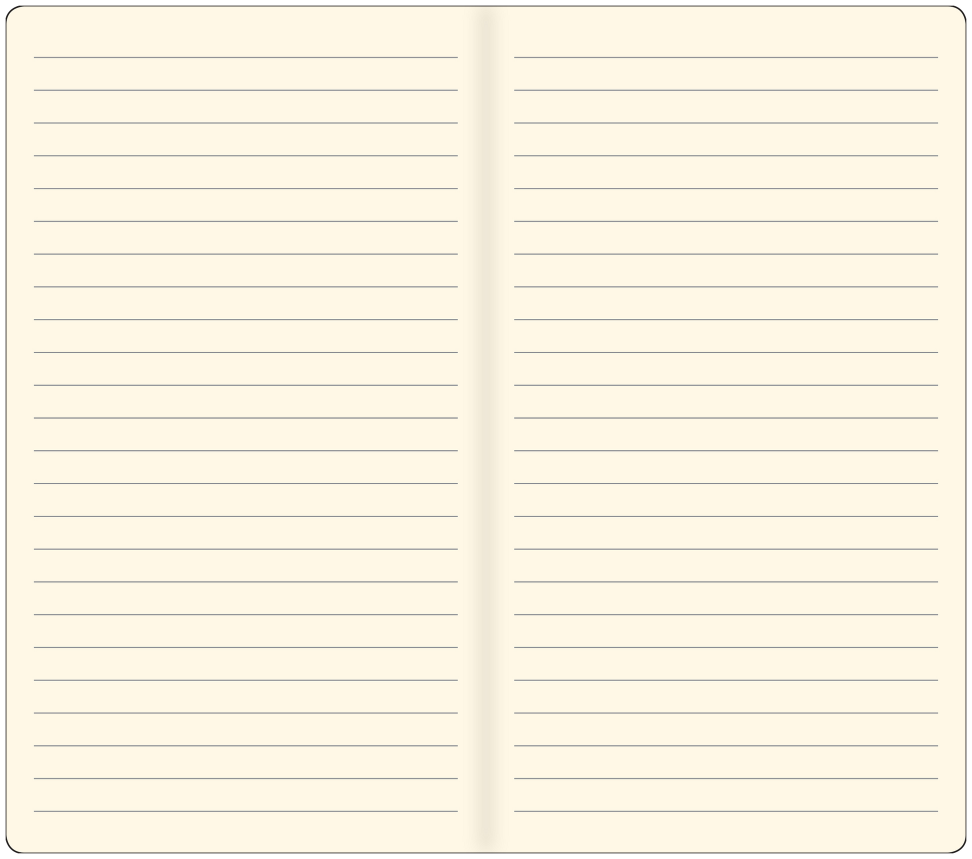 Midnight Blue Voyager Notebook