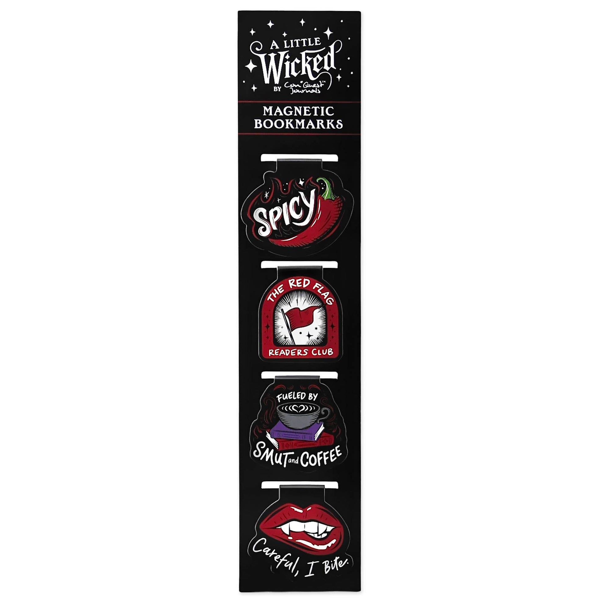 A Little Wicked Magnetic Bookmarks (4-Pack)