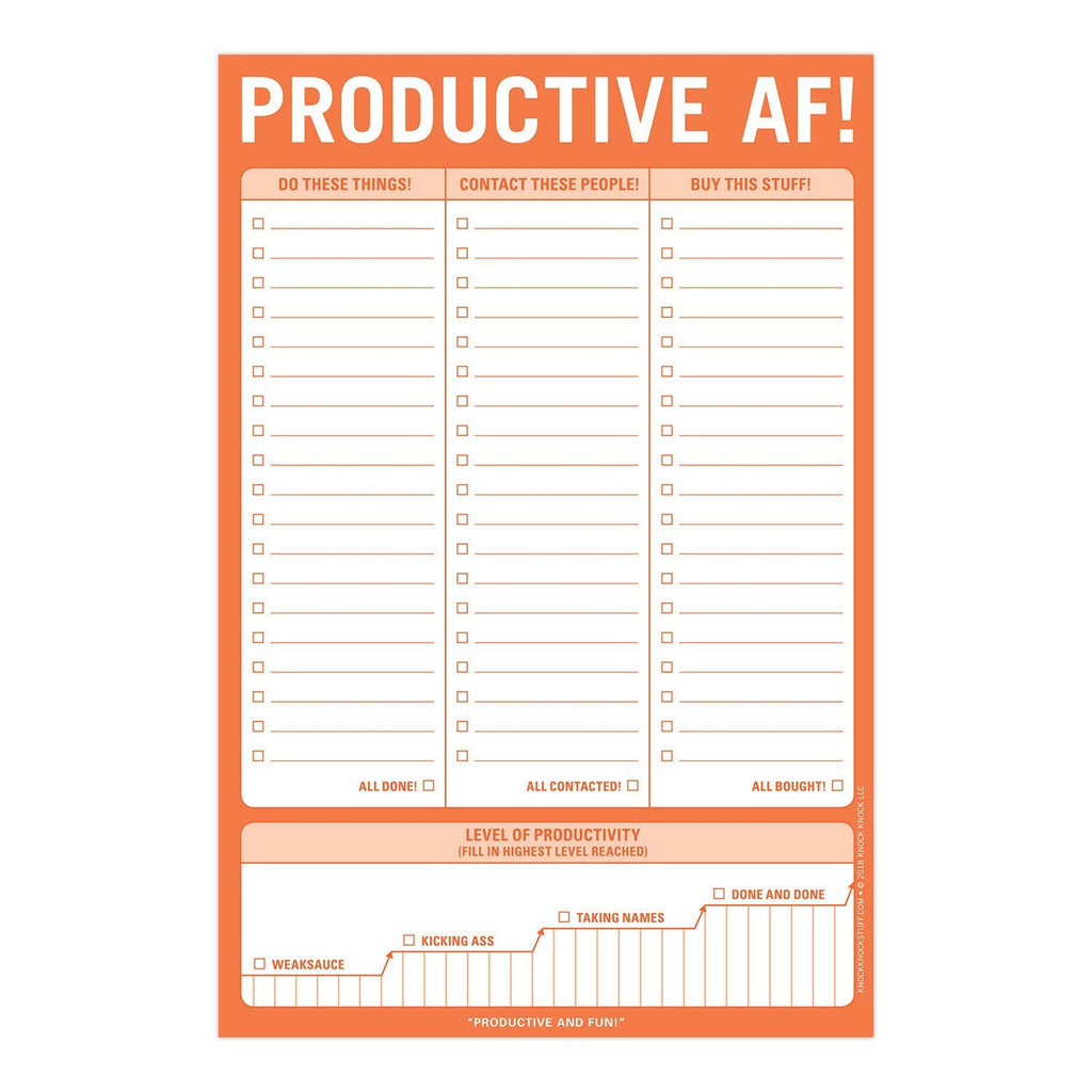 Productive AF! Pad