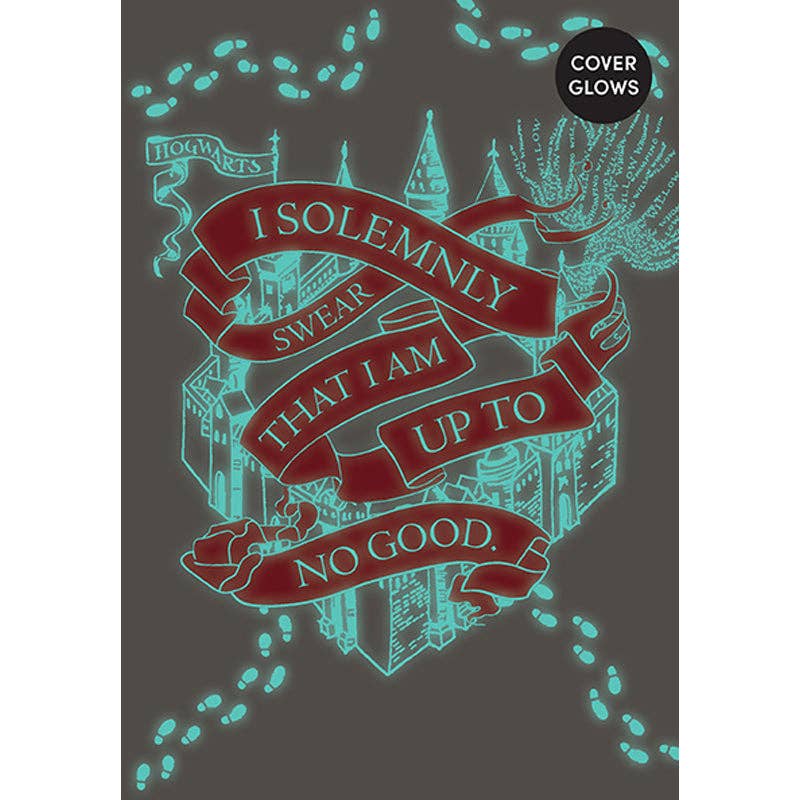 Harry Potter: Marauder's Map Glow in the Dark Journal (NEW!)