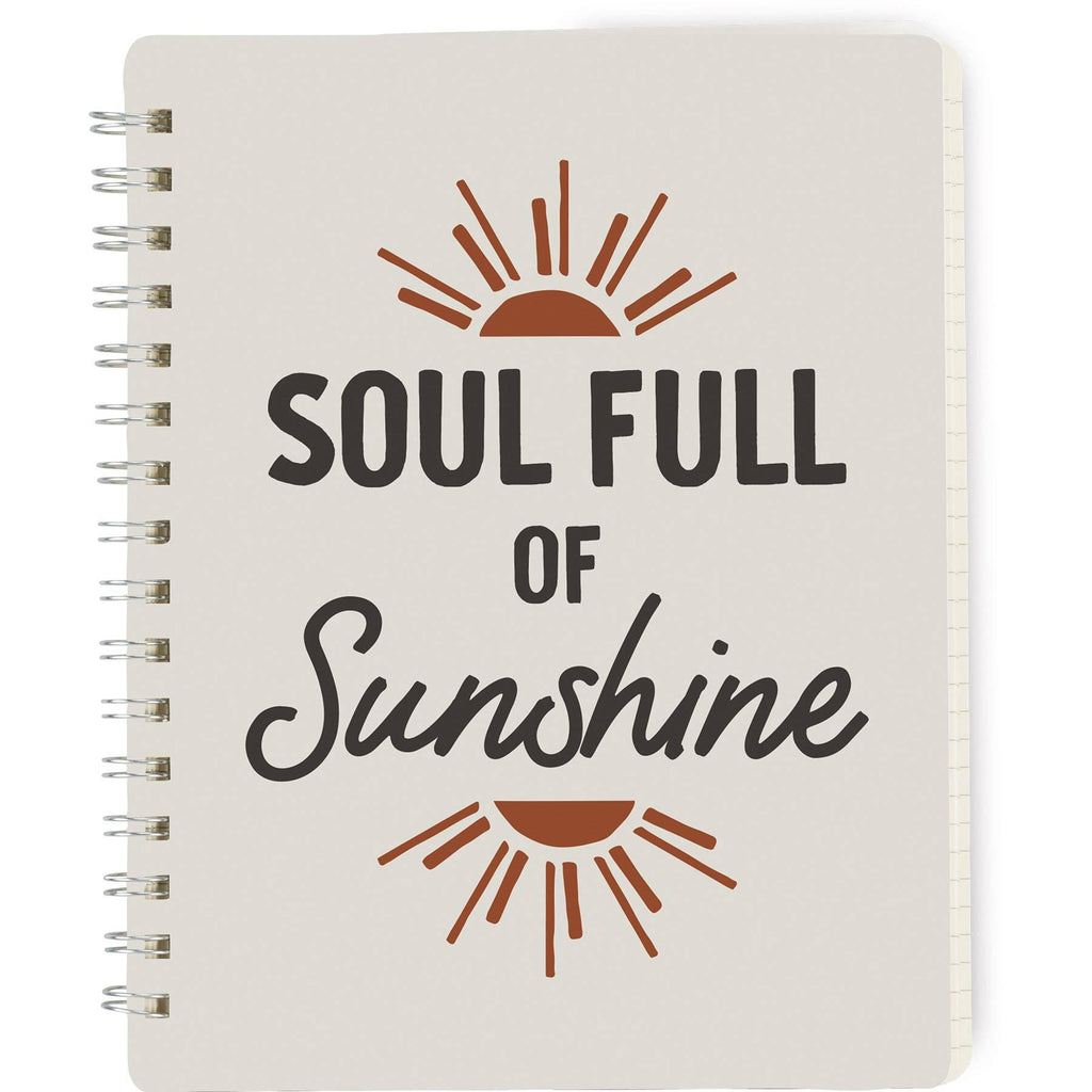 Soul Full Of Sunshine Spiral Notebook