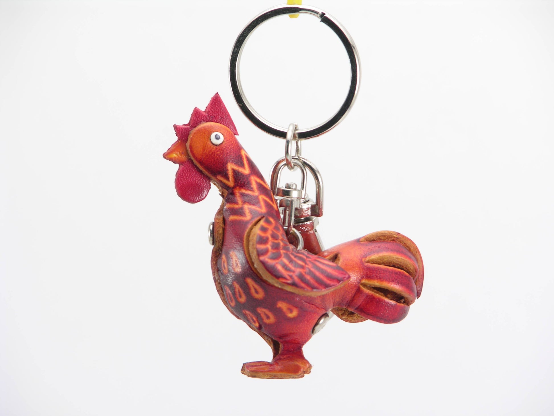 Assorted handmade leather KeyChains - Animals