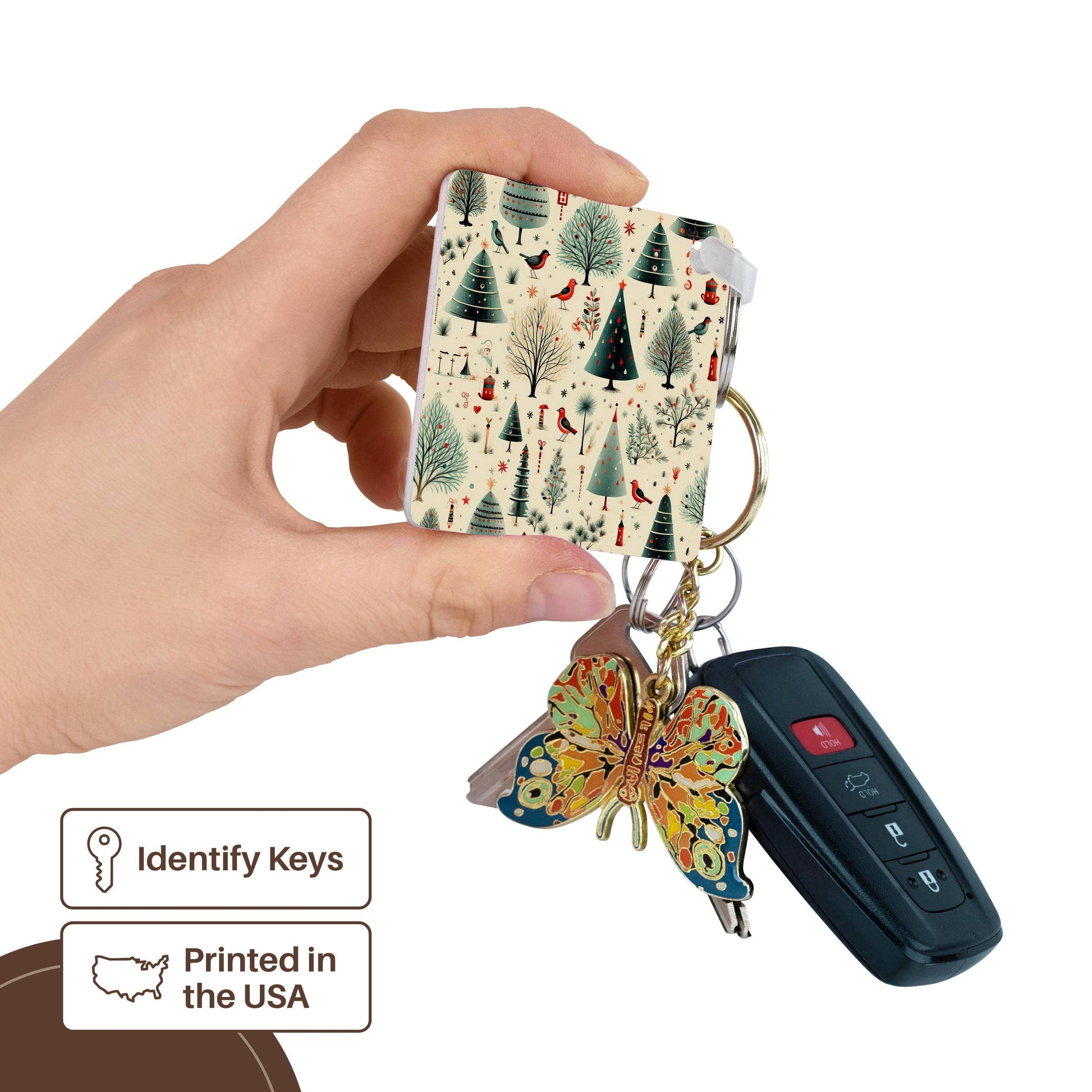 Christmas pattern, Key Chain