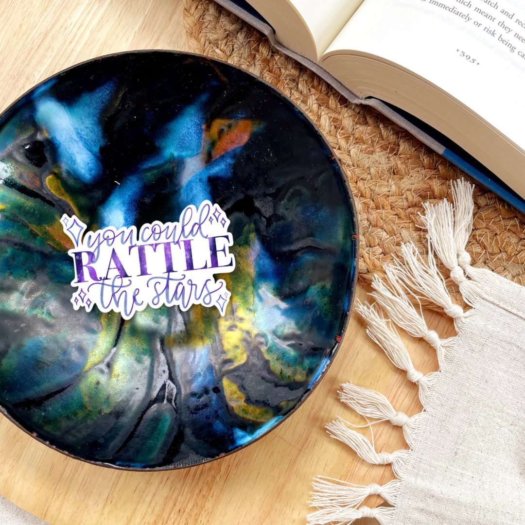Throne of Glass Rattle The Stars Sticker