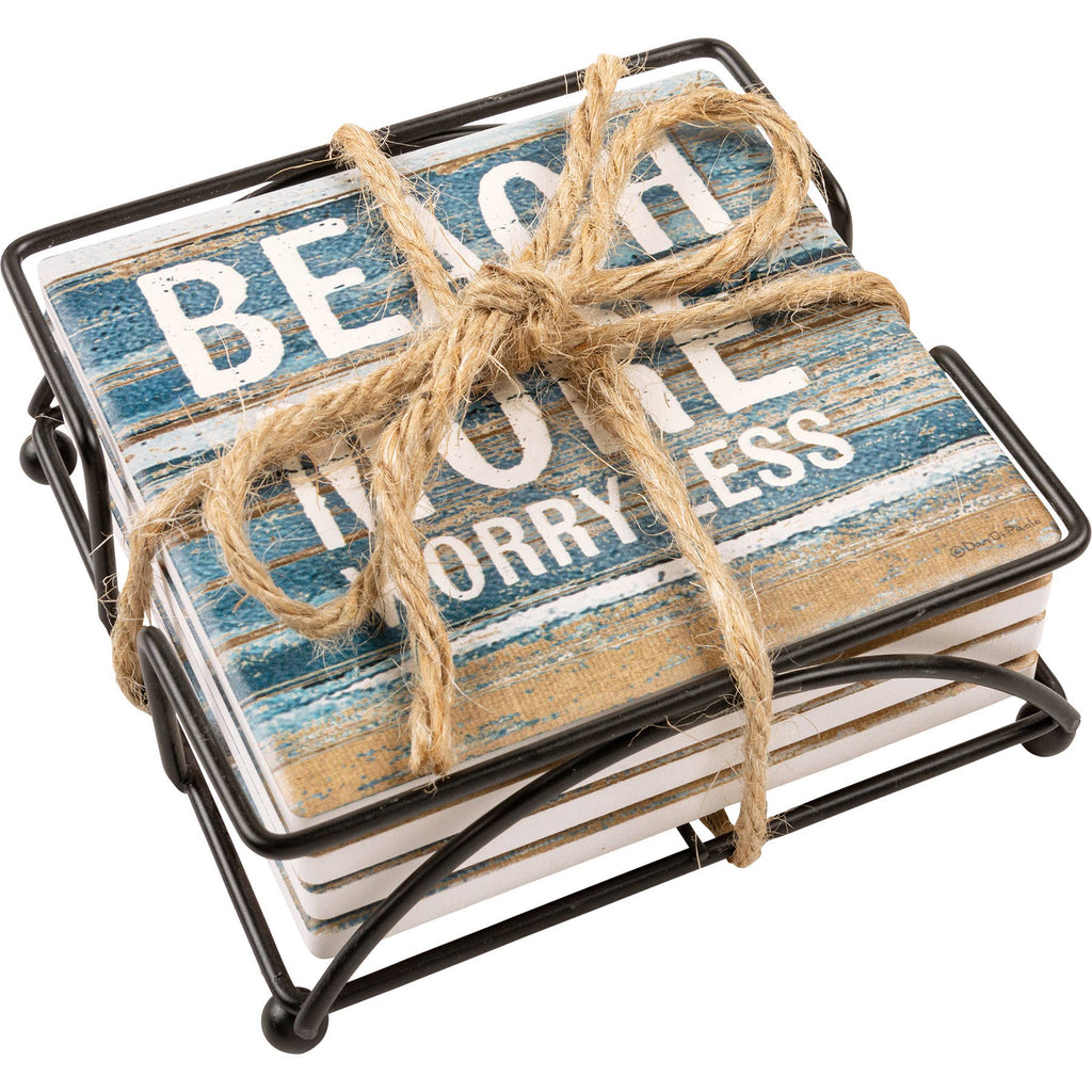 Beach More Coaster Set