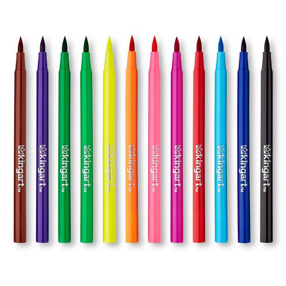 Coloring Brush Markers 12 Colors