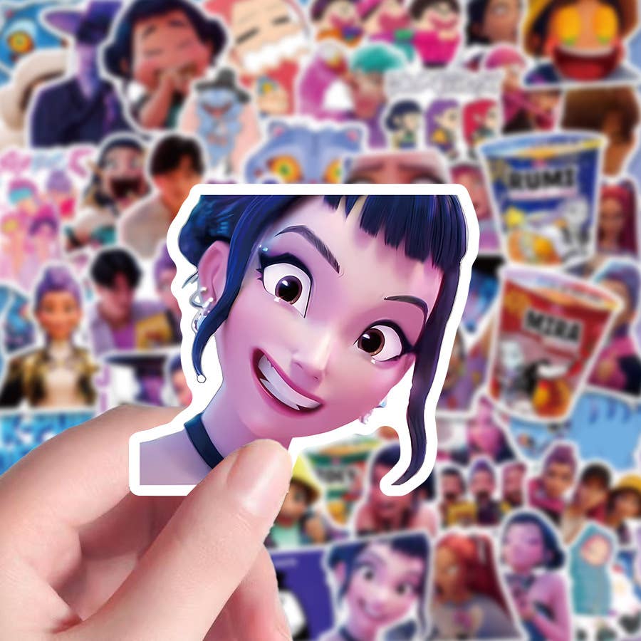 KPop Demon Hunters cartoon Stickers Pack of 60