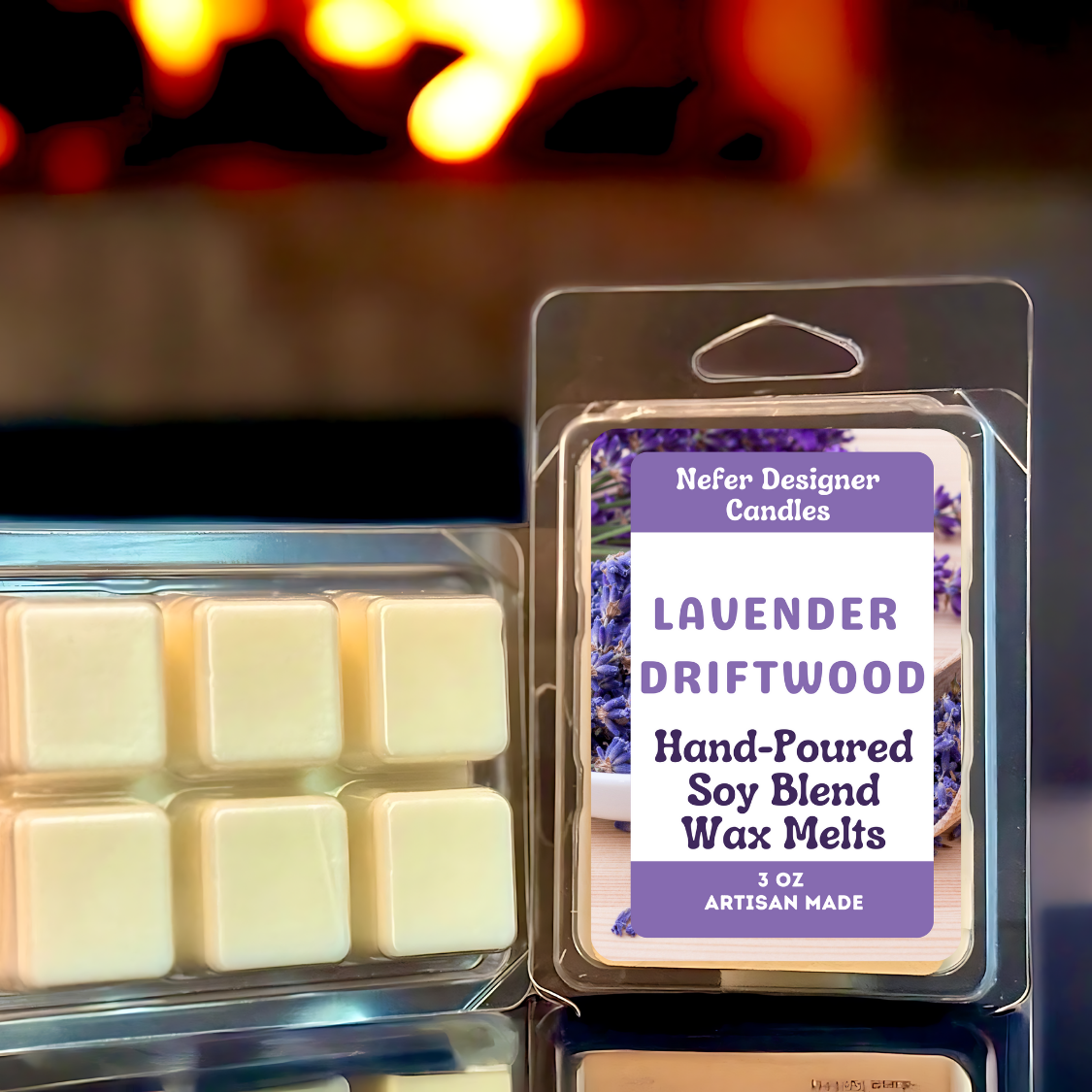 Lavender Driftwood Strong Scented Soy Wax Melts
