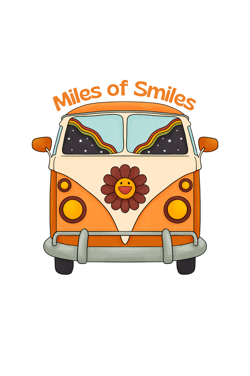 MILES OF SMILES STICKER