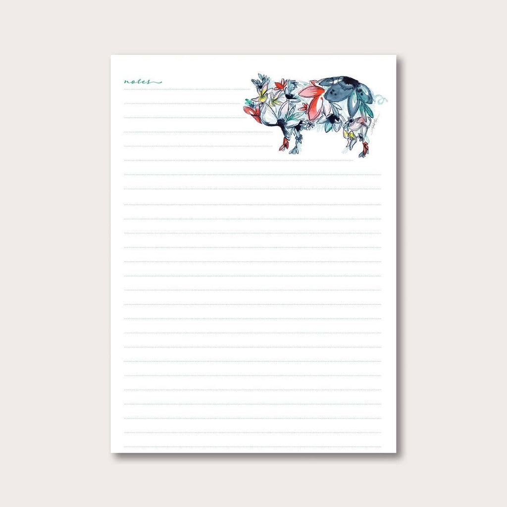 Pig Desk Notepad