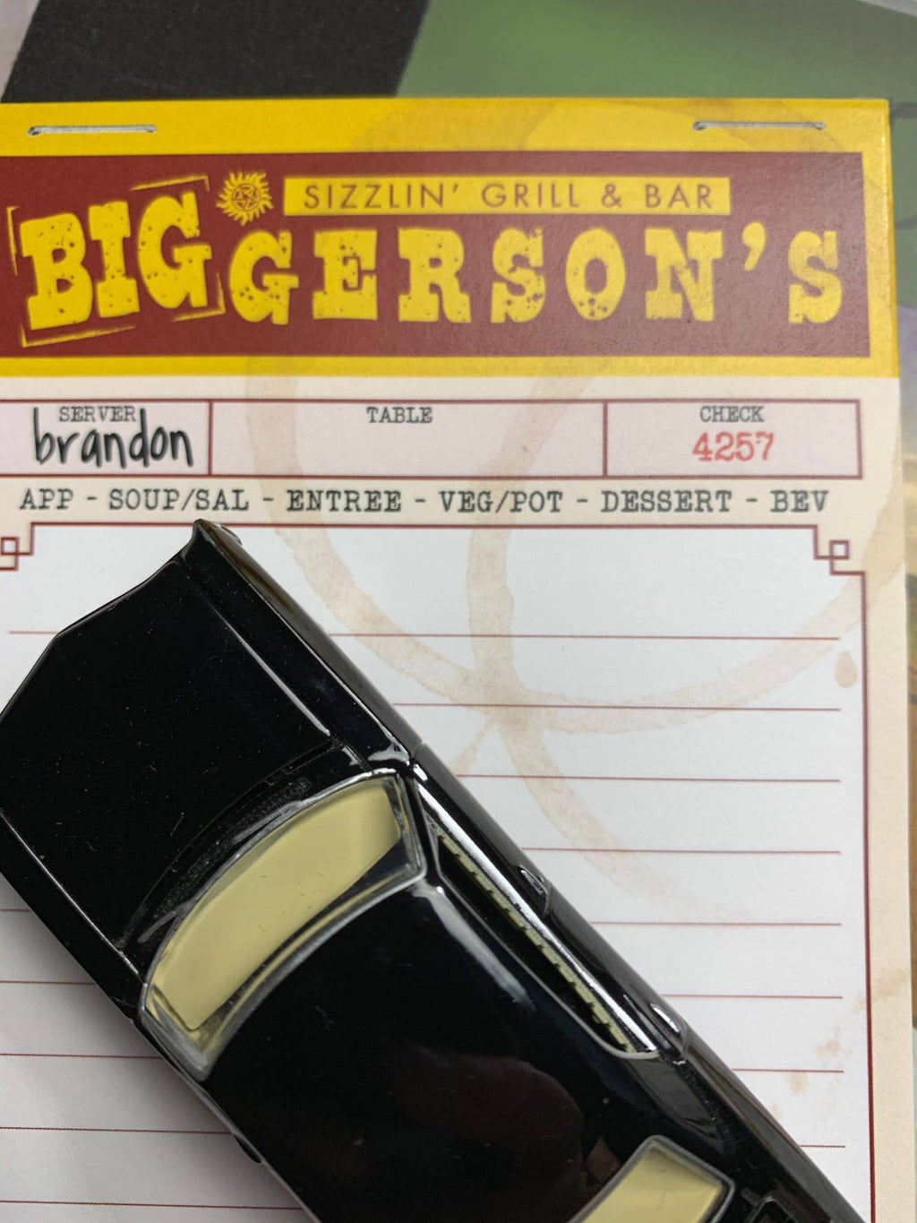 Supernatural Biggerson's Magnetic List Notepad