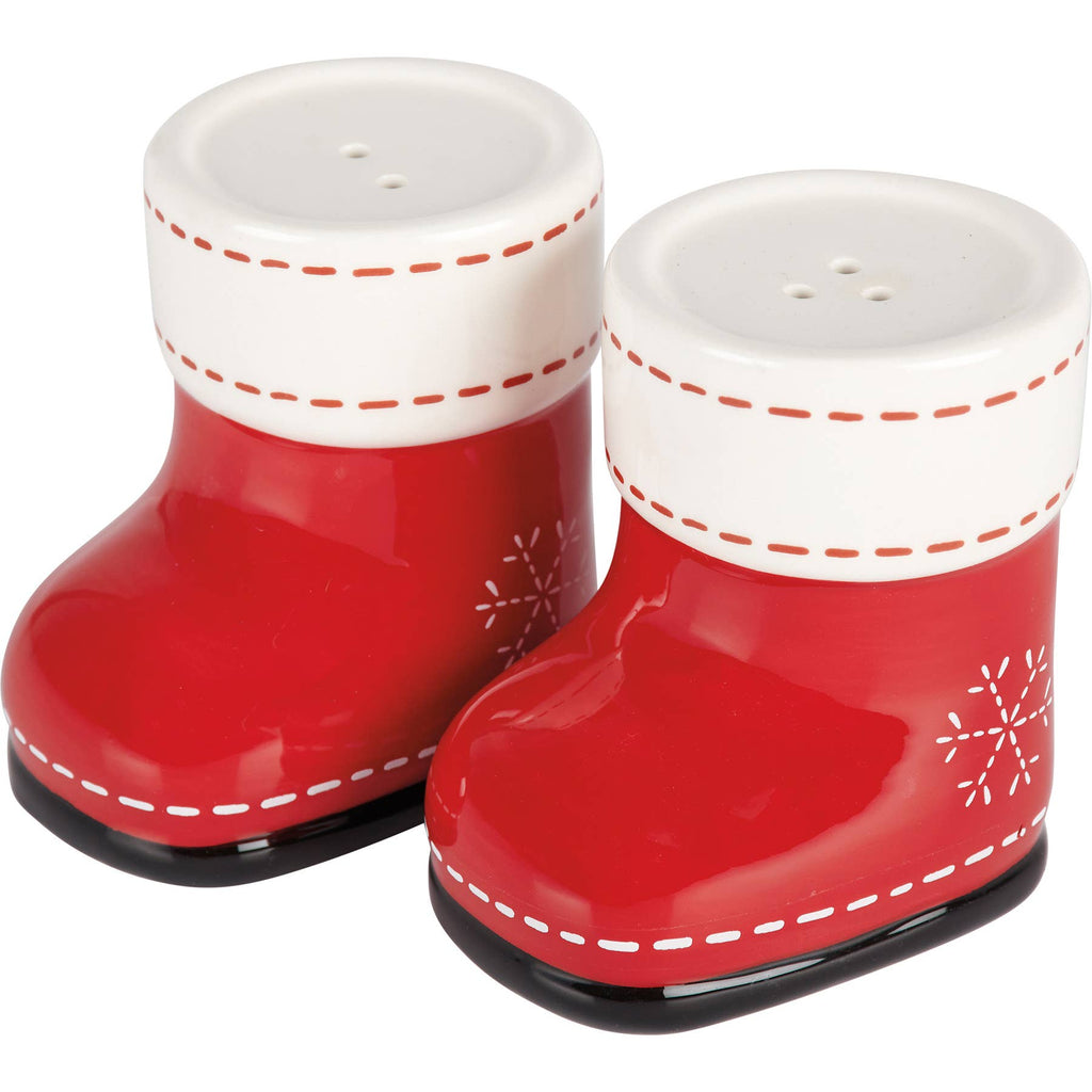 Red Boots Salt and Pepper Shakers