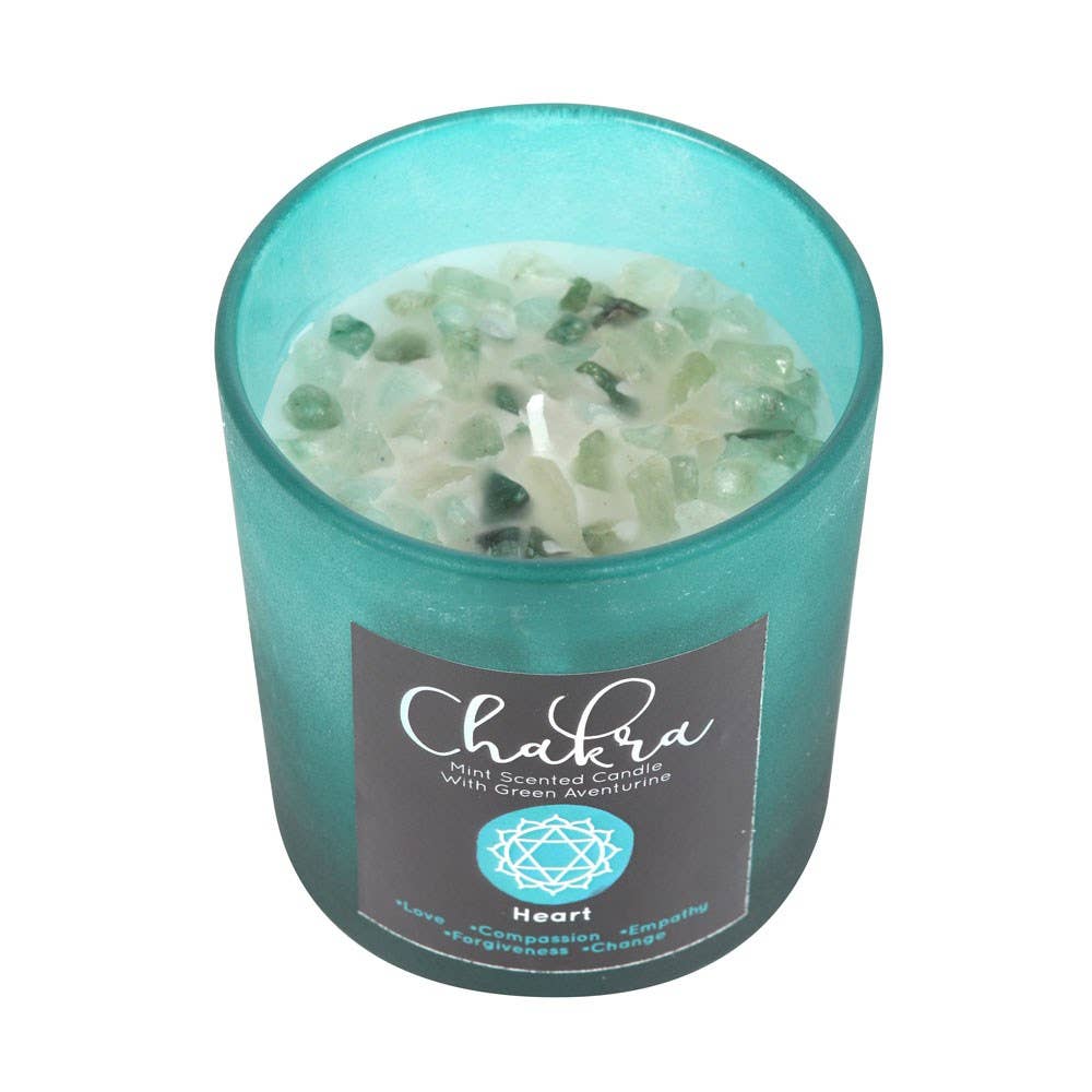 Heart Chakra Mint Aventurine Candle