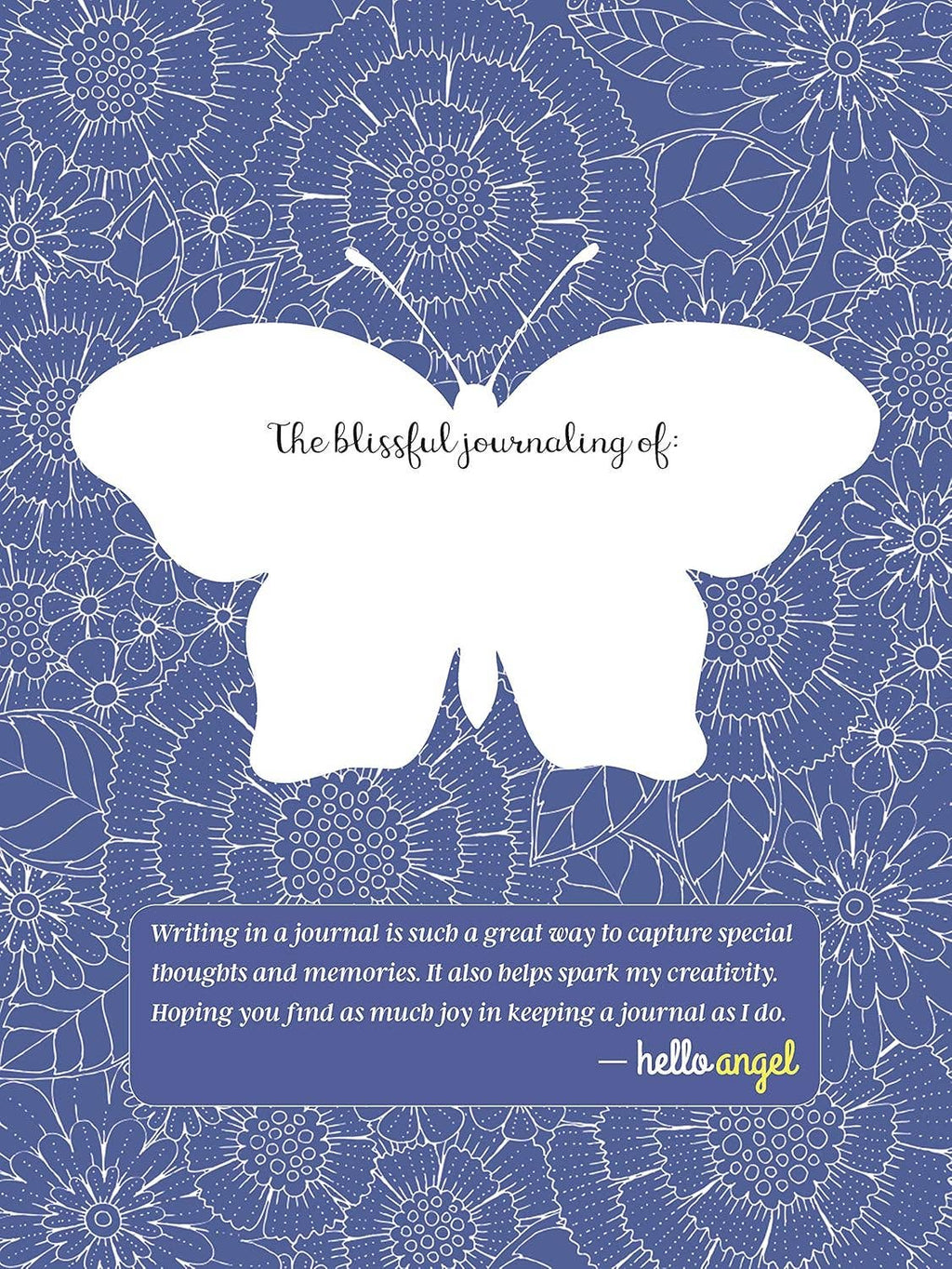 Hello Angel Guided Journal Follow Your Bliss