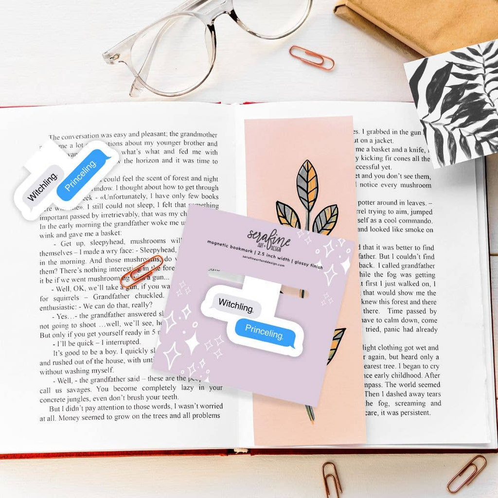Throne of Glass Witchling Princeling Magnetic Bookmark