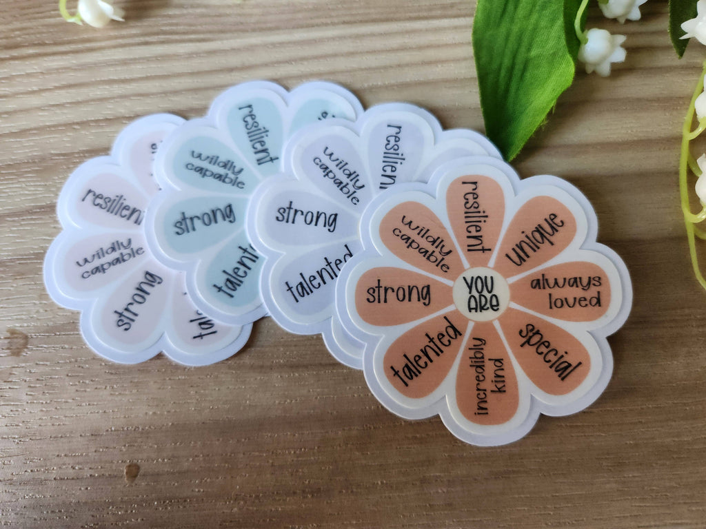 Positive affirmation sticker