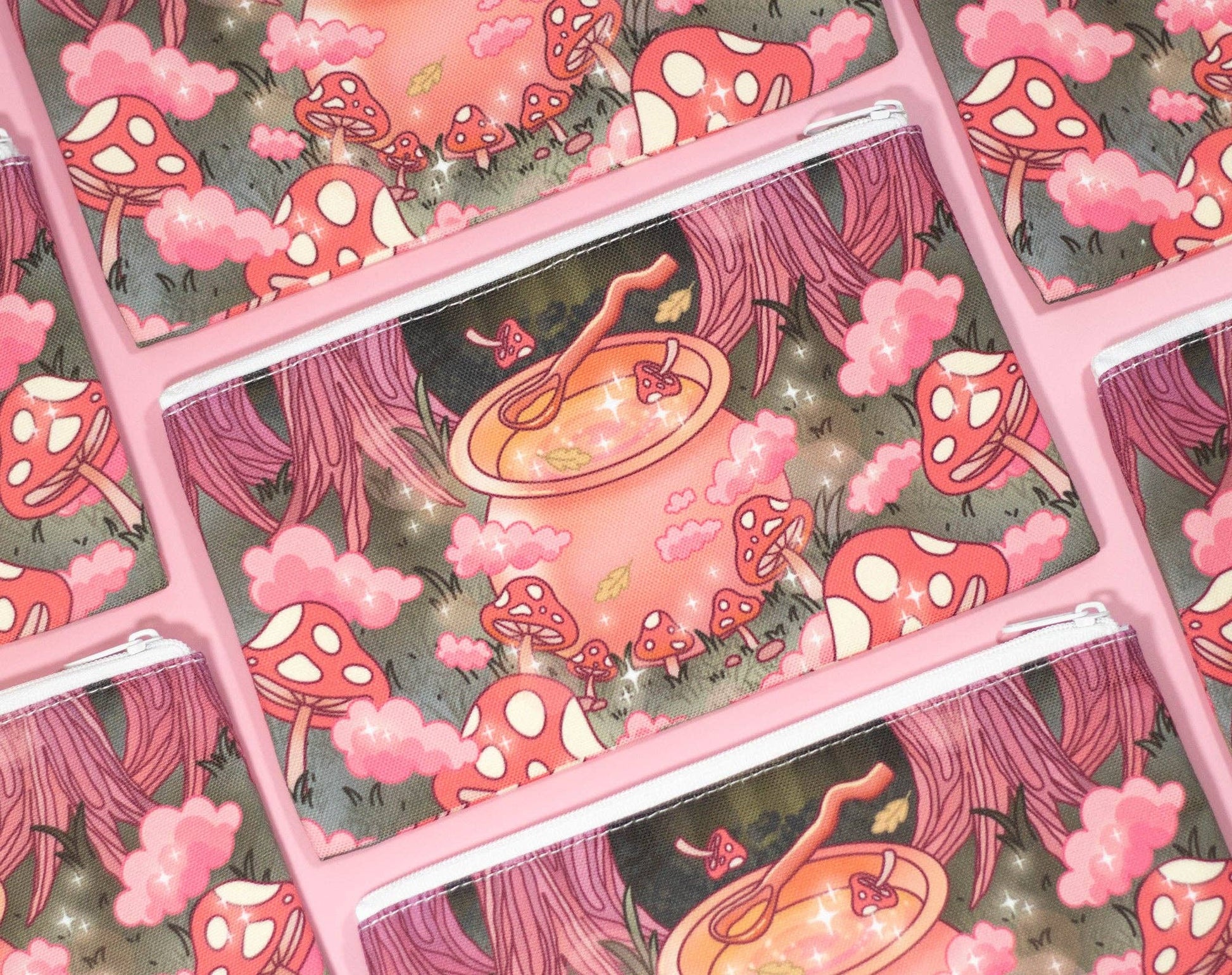 Mushroom Cottagecore Pencil Case