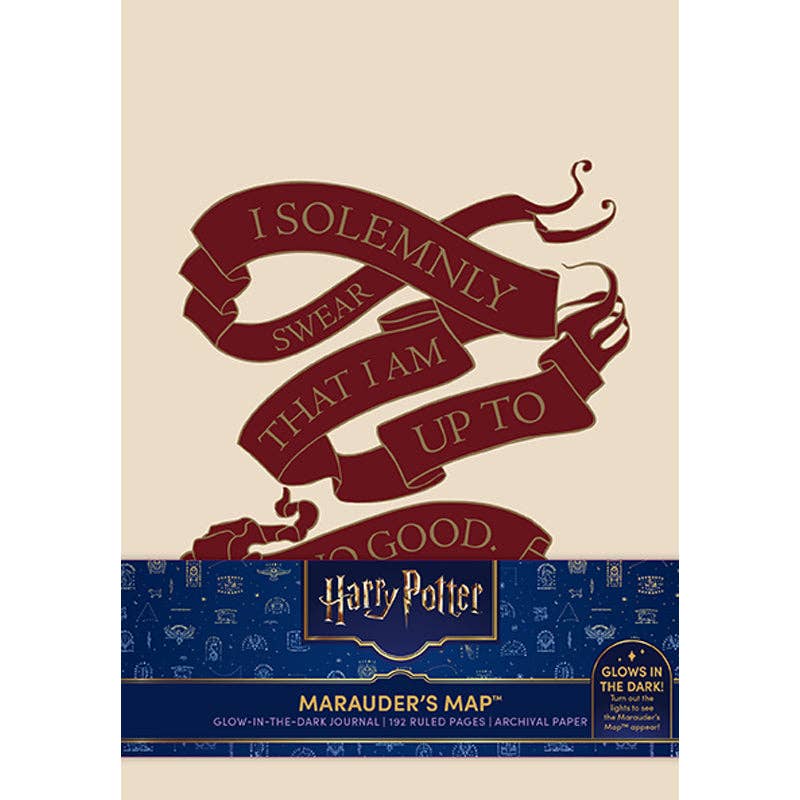 Harry Potter: Marauder's Map Glow in the Dark Journal (NEW!)