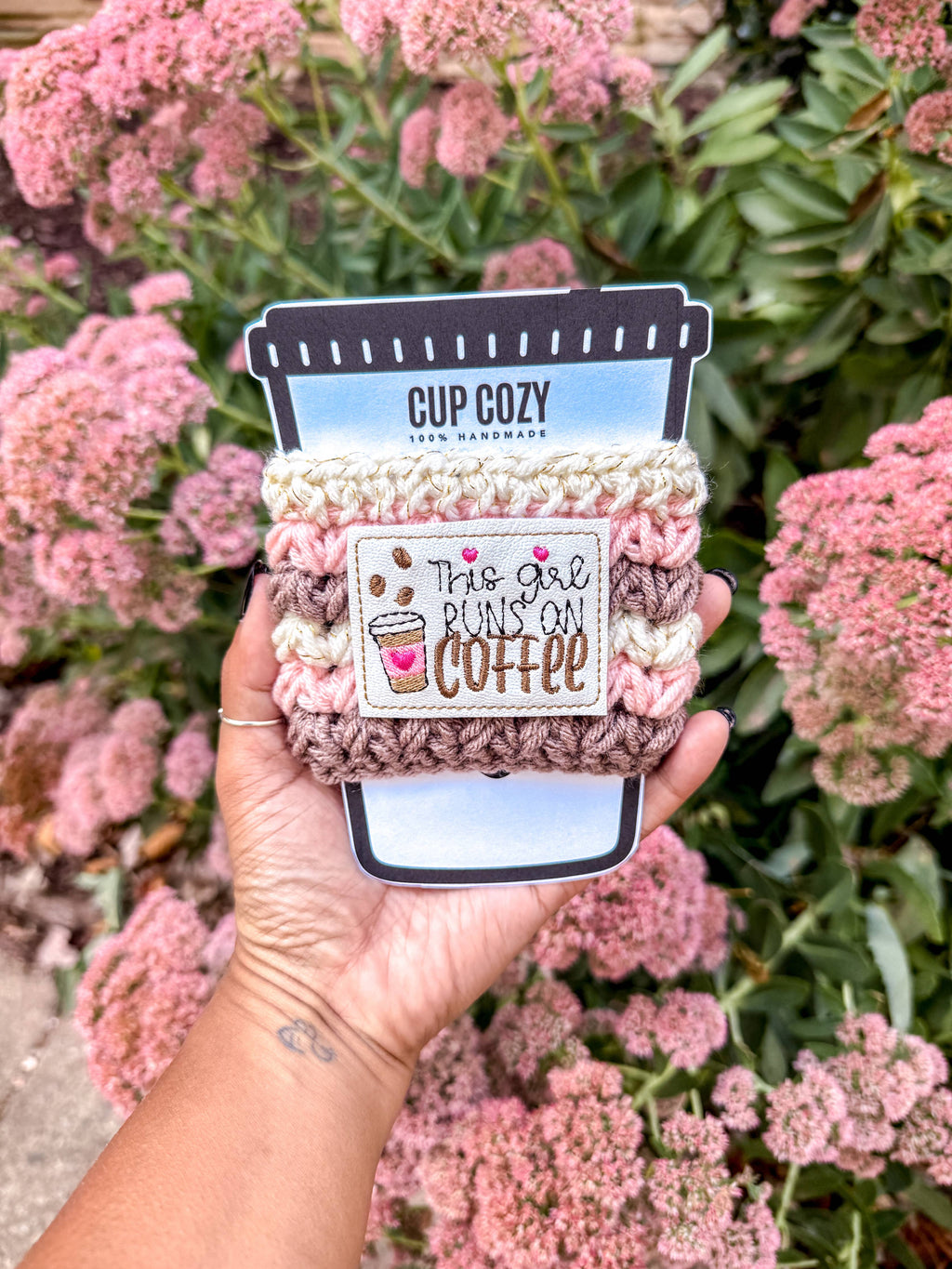 This Girl Runs on Coffee Cozy / Coffee Love Gift