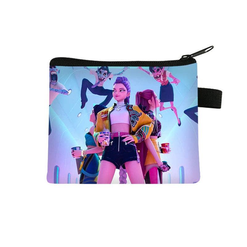 KPOP demon hunters mini coin purse wallet