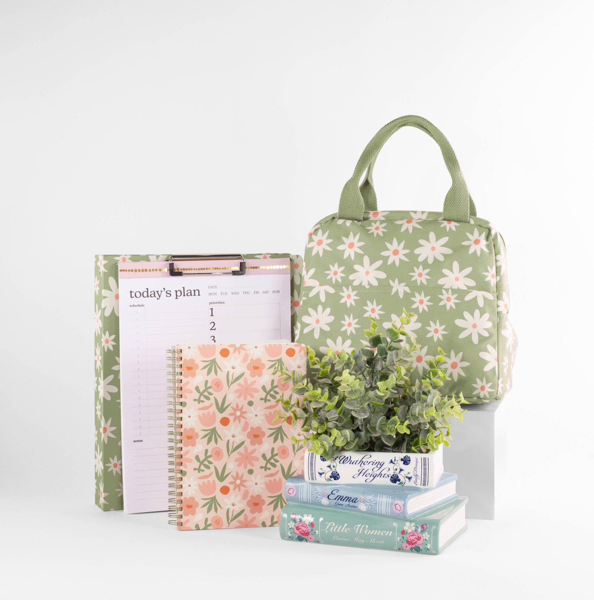 Mini Notebook, Cutout Floral Pink
