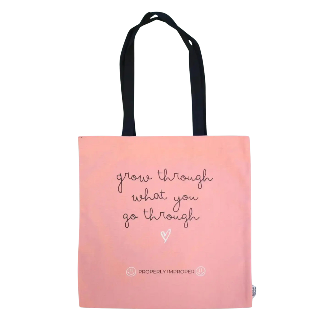 Go Through What You Go Through - Canvas Tote Bag