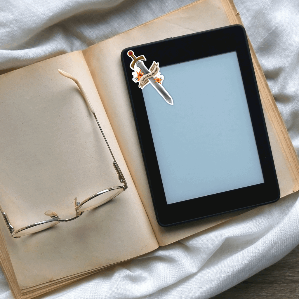 Throne of Glass "I Will Not Be Afraid" Goldryn Sticker