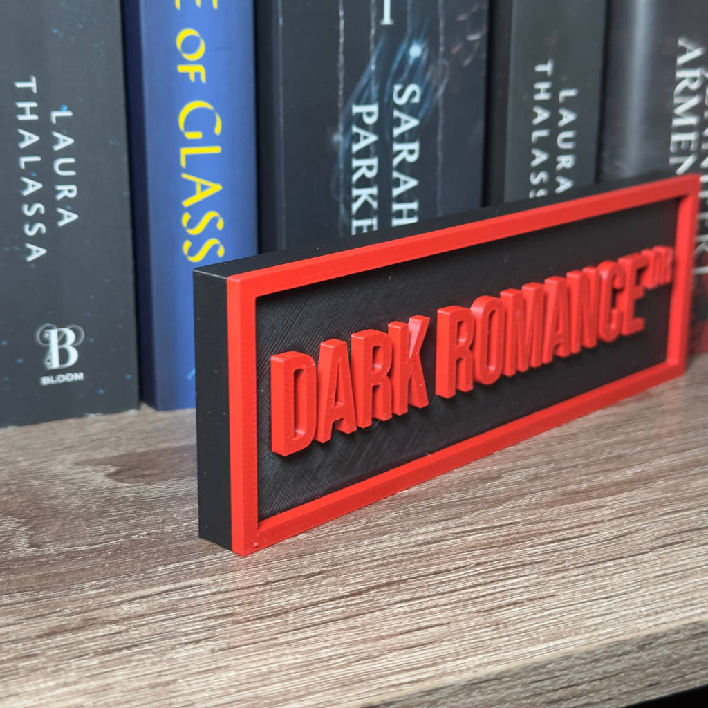 Dark Romance Street Sign | Bookshelf Decor
