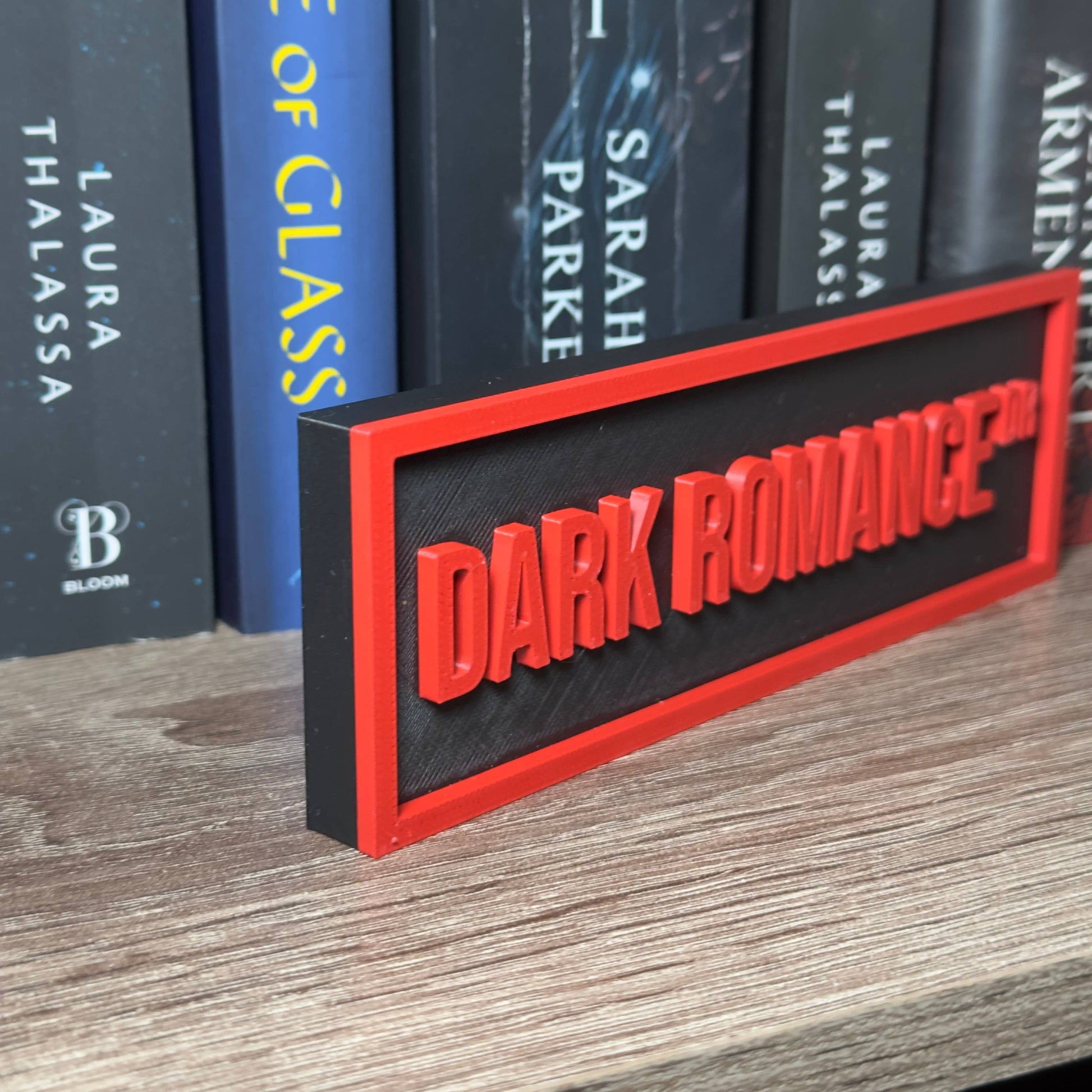 Dark Romance Street Sign | Bookshelf Decor