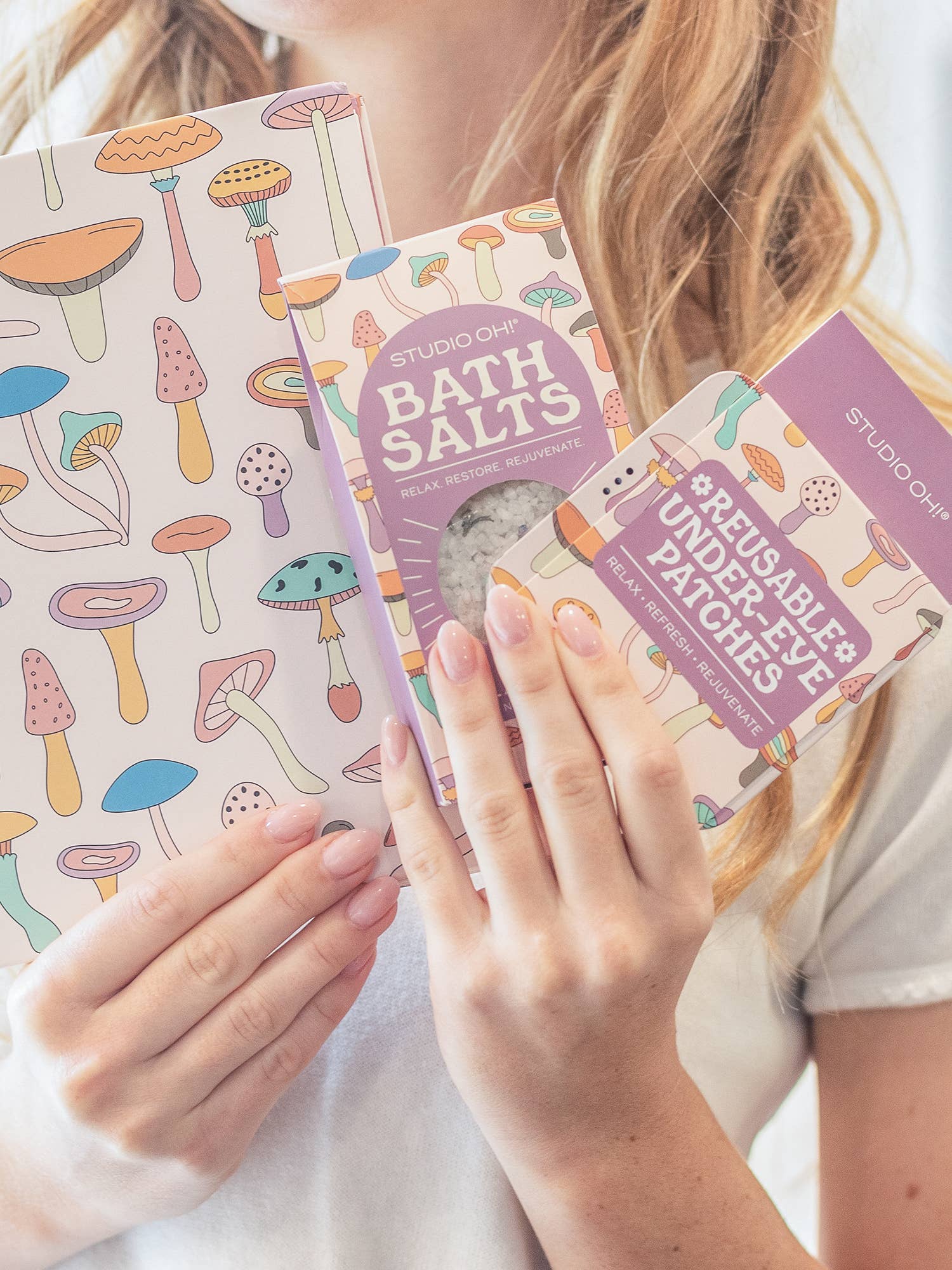 Mushroom Melody Oliver Notebook with Pen Pocket