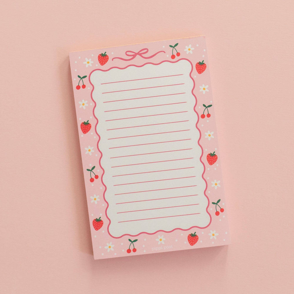 Berries & Bows 4x6 Notepad