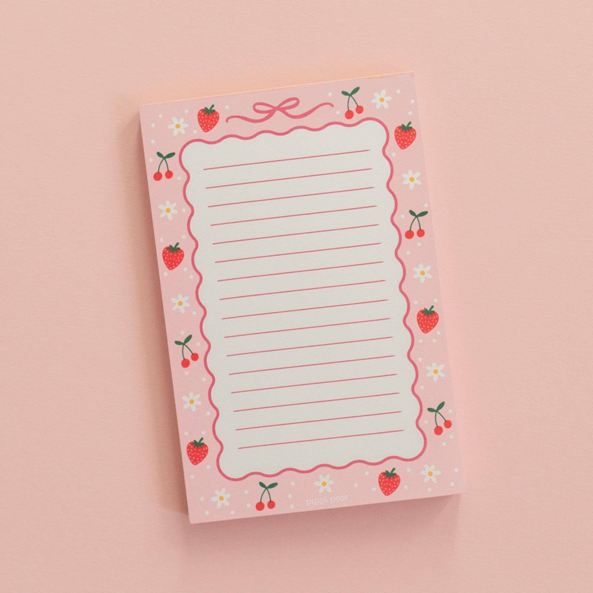 Berries & Bows 4x6 Notepad