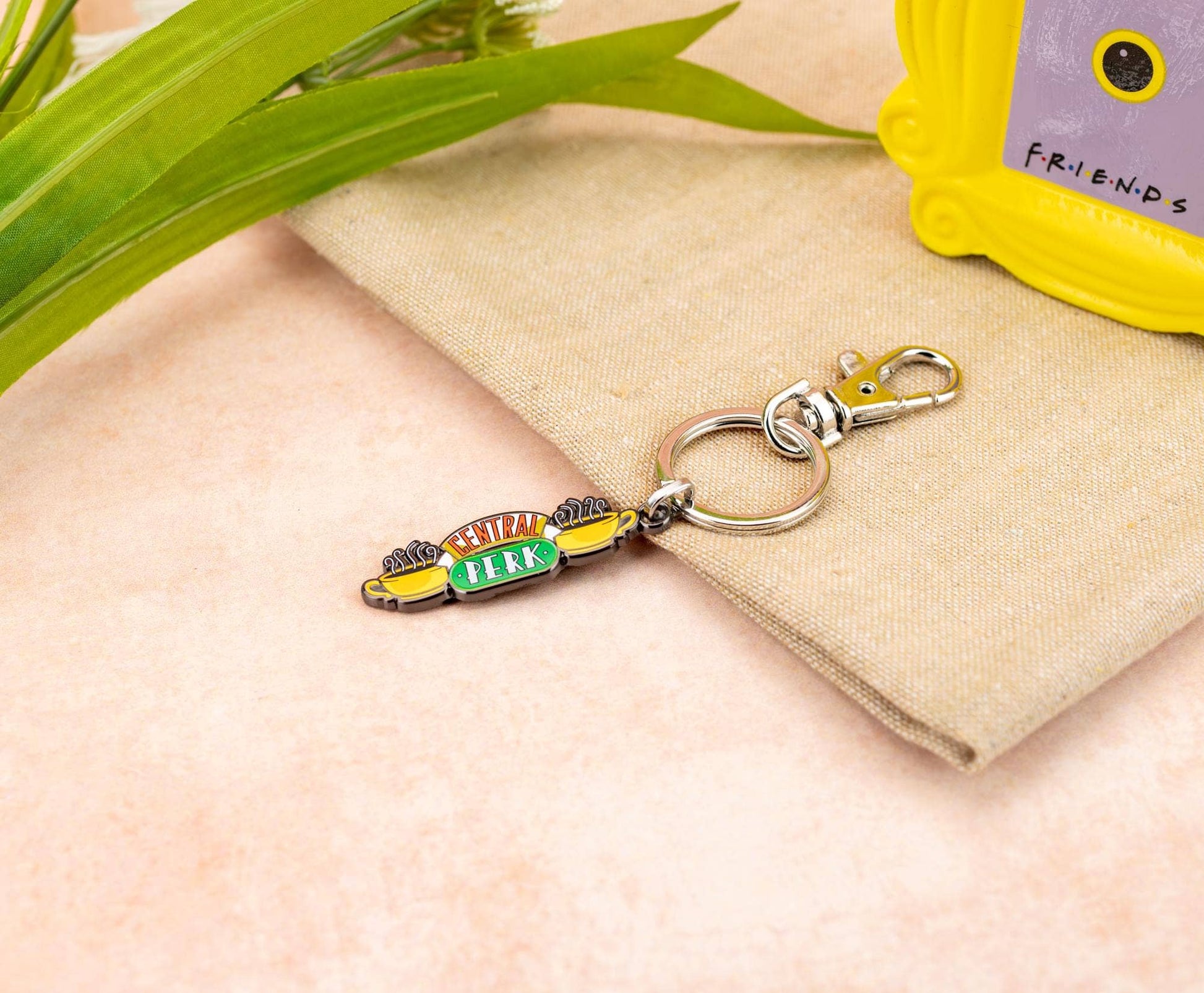 Friends Central Perk Logo Enamel Keychain