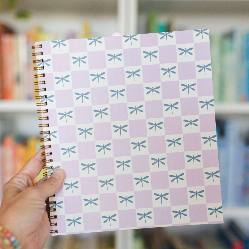 Dragonfly Stars Hollow Spiral Notebook