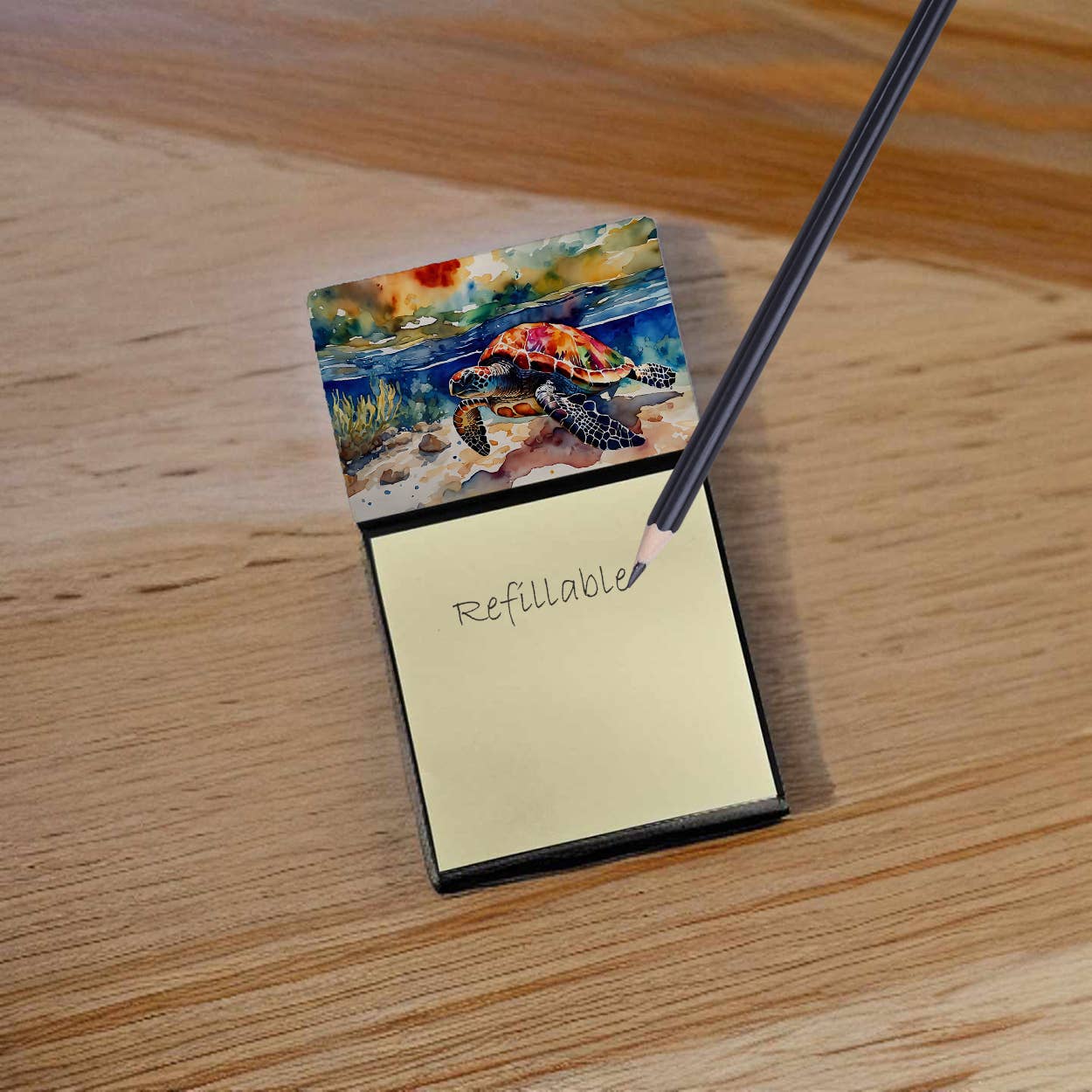 Loggerhead Sea Turtle Sticky Note Holder DAC2806