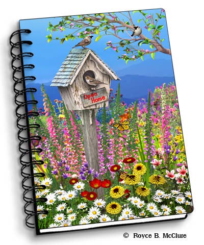 3D Royce Notebook 4" x 6" - Birdhouse