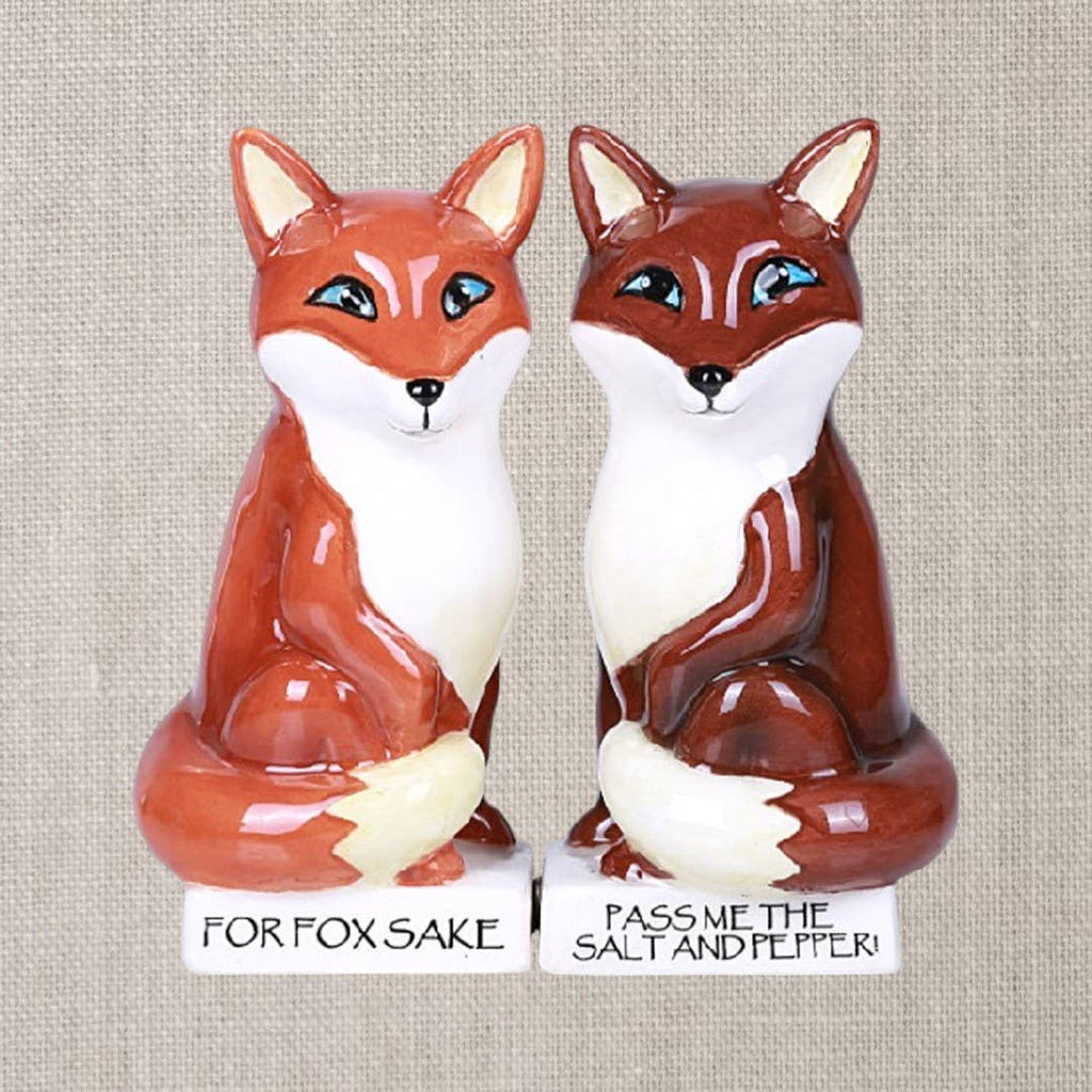 Foxes Salt and Pepper Shaker Set
