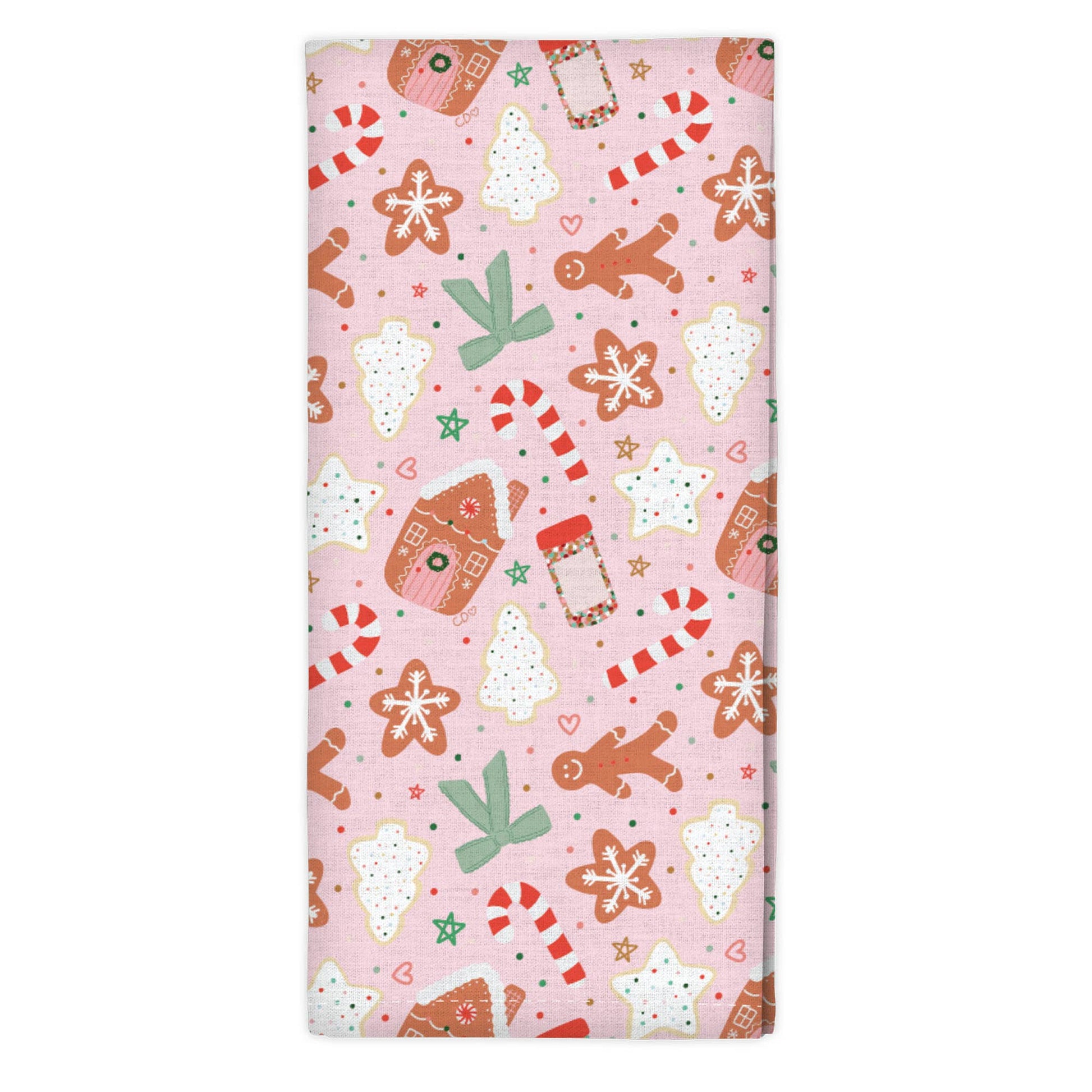 Holiday Cookies Christmas Tea Towel