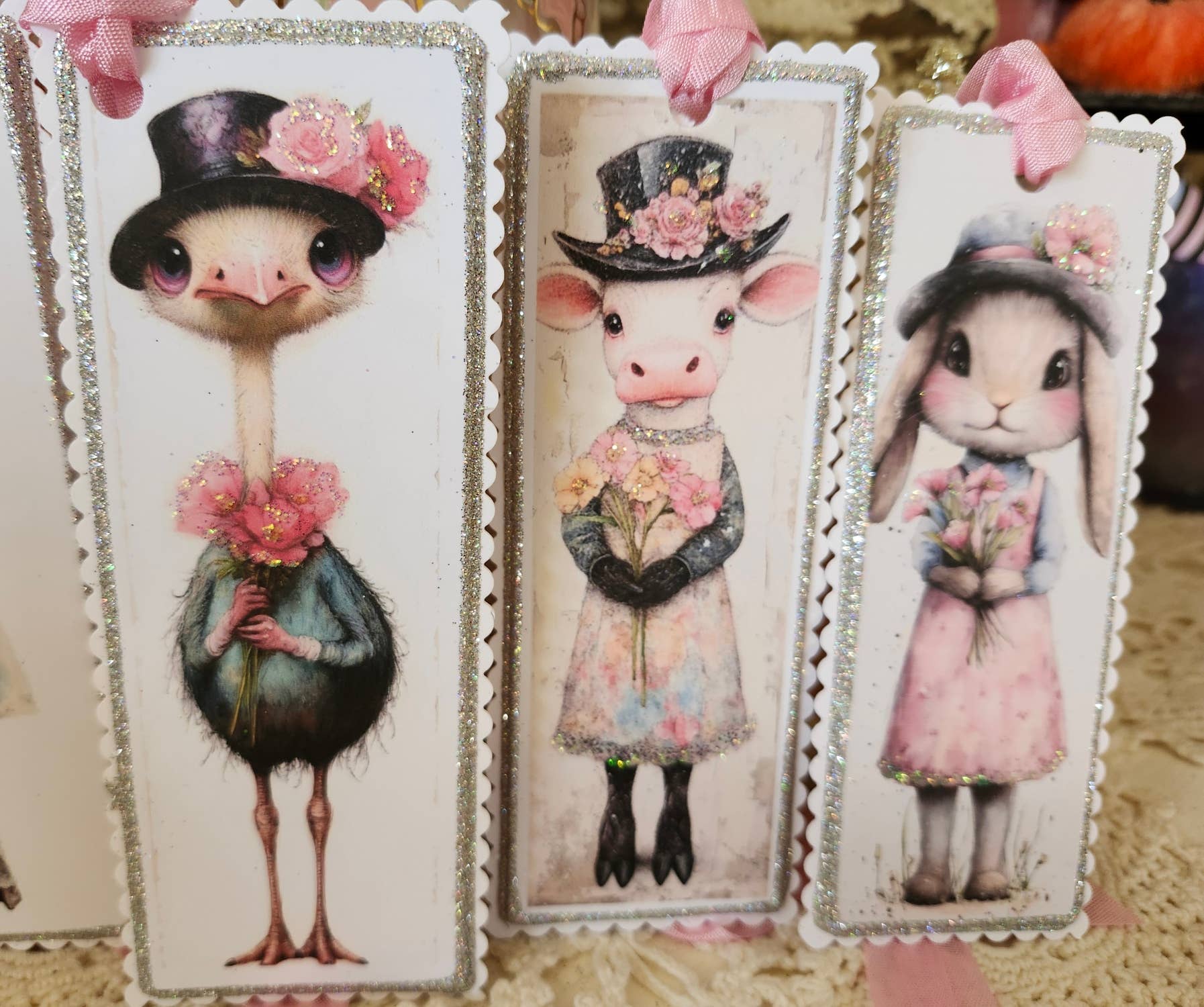 Gift Tag Bookmark Farmyard Animals