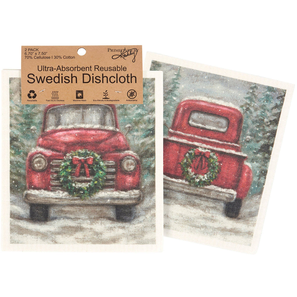 Red Truck Swedish Cloth Set