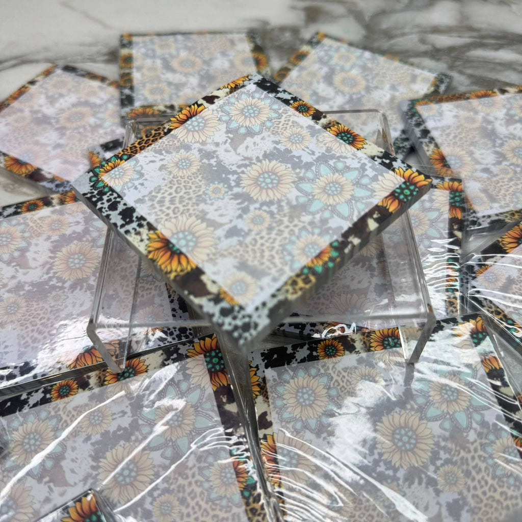 The Sticky Note Collection - Turquoise Sunflower