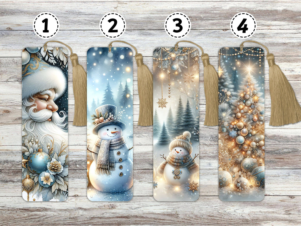 Christmas (golds) Metal Bookmarks