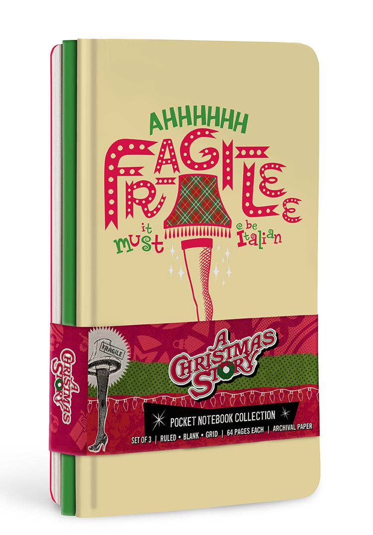 A Christmas Story Pocket Notebook Collection (Set of 3)