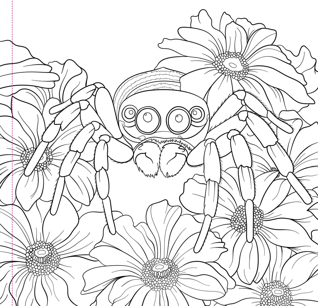 Goth Garden Adult Coloring Book