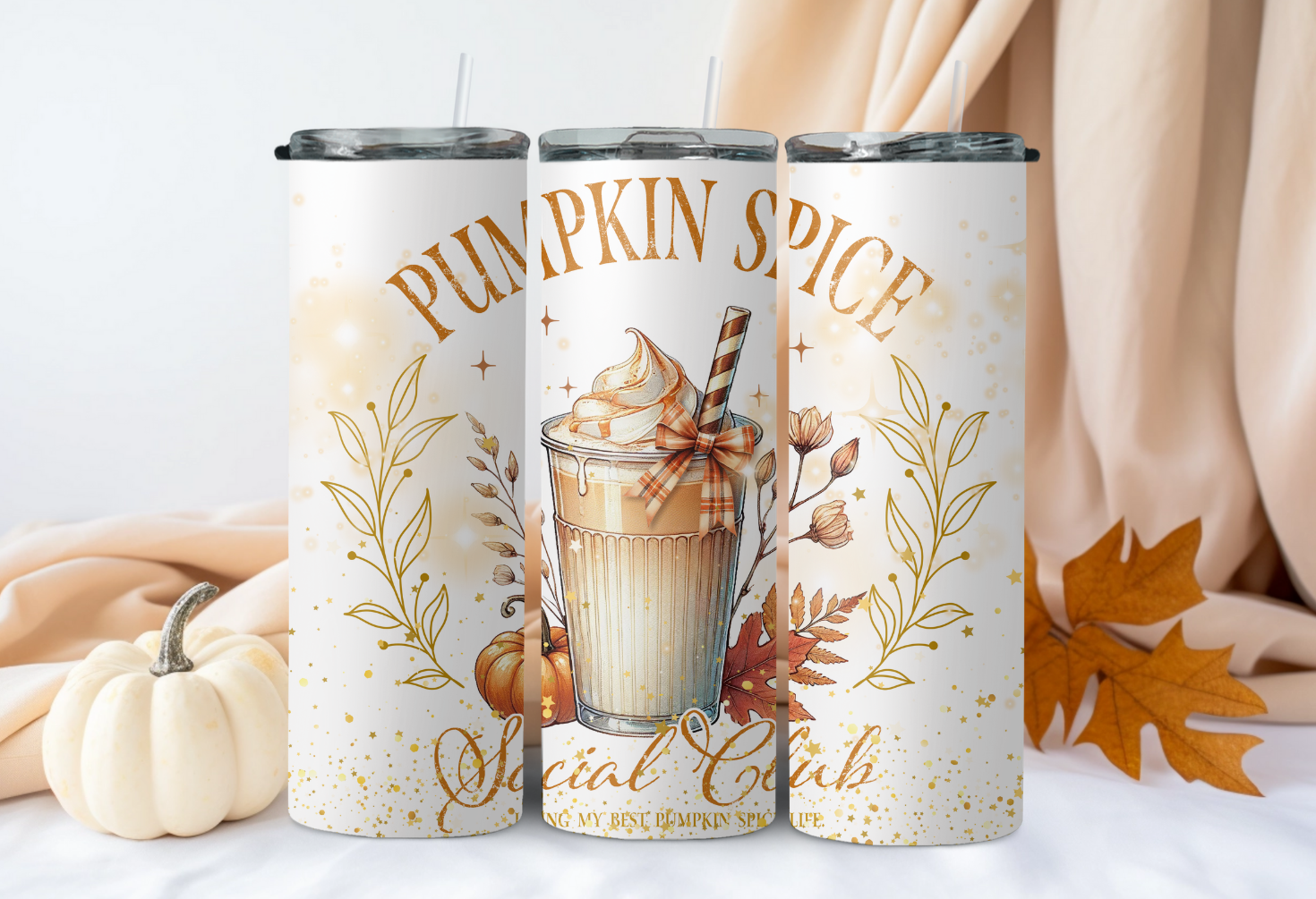 Pumpkin Spice Social Club Tumbler